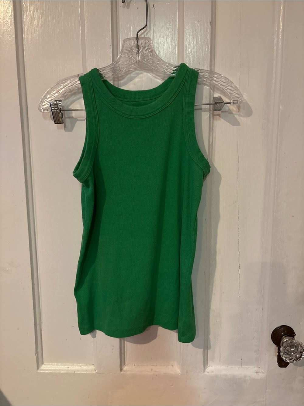 LOFT Kelly Green Ribbed Tank Top